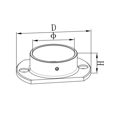 UNIKIM Stainless Steel Railing System Mounting Handrail Post Pipe Base Plate