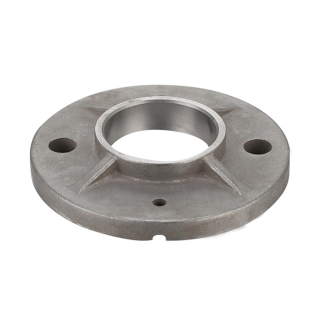 Custom Heavy Duty Fence Post Base Handrail Floor Flange