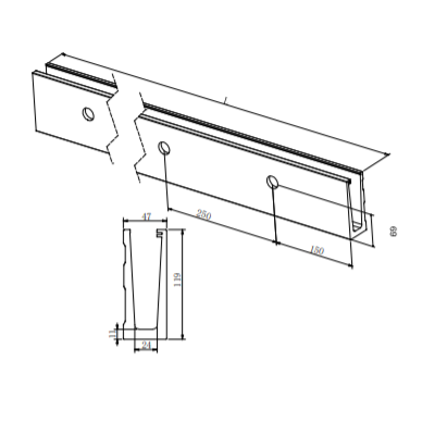 China Factory Indoor Easy Glass Railing for Balustrade System