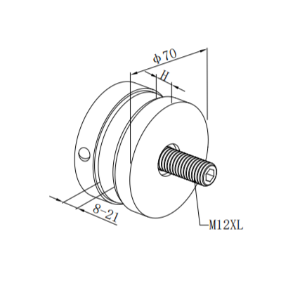 OEM/ODM Inox Stainless Steel Glass Railing Accessories for Balustrade System 