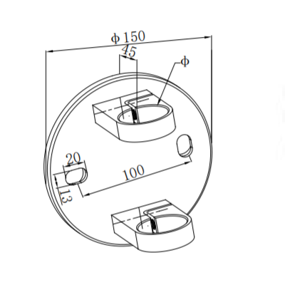Baluster Handrail Bracekt 
