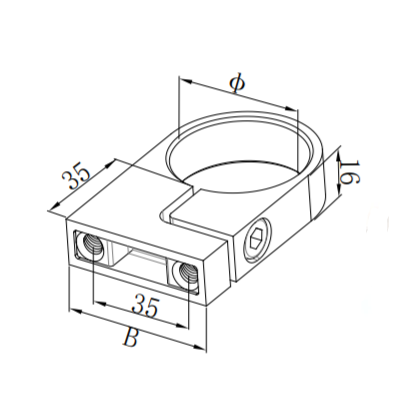 UNIKIM Heavy Duty Stainless Steel Round Tube Handrail Bracekts Handrail Holder Support Fitting