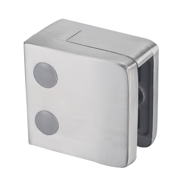 UNIKIM Glass Balustrade System Fitting Clamp Stainless Steel Glass Stair Handrail Clip
