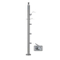 Ss Railing Fittings Balcony Stainless Steel Railing Pipes for Glass Fitting