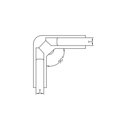 UNIKIM Hot Sale Glass Fitting Hardware Stainless Steel Glass Clamp 90 Degree Glass To Glass Clamp 