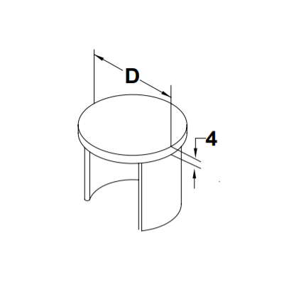 UNIKIM Modern Stair Wooden Handrail Covers Balustrade End Cap