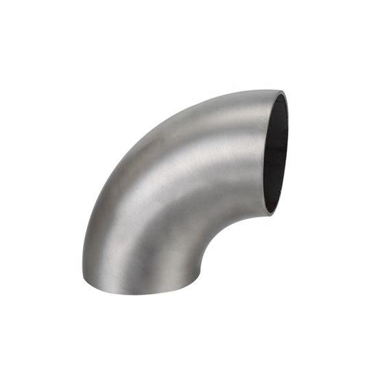 Unikim Stainless Steel Pipe Handrail Fittings Welded Bevel End Elbow Joint