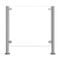 Stainless Steel Balcony Banister Vertical Rod Railing Exterior for Stair