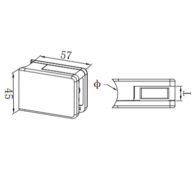 UNIKIM Balustrade System Glass Railing Clamp Fittings Square Glass Clamp Adjustable Wall To Handrail Glass Clamp