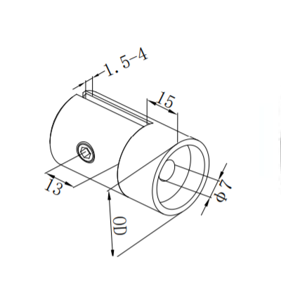 UNIKIM Balustrades Railing Glass Clamp Glass Holder For Balustrade Handrail Clamp