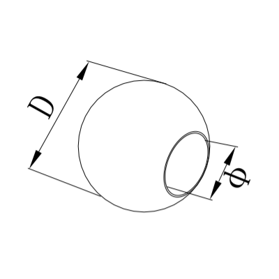 UNIKIM Stainless Steel Deck Fence Post Pipe Bar End Cap For Handrail