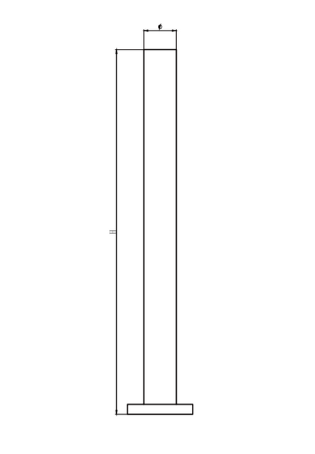 304/316 Stainless Steel Balcony Glass Railing Post Decking Railings Post System