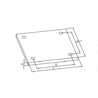 UNIKIM Decoration Cover Flange Balustrade Square Handrail Stainless Steel Base Cover