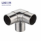 Unikim Stainless Steel Pipe Handrail Fittings Welded Bevel End Elbow Joint