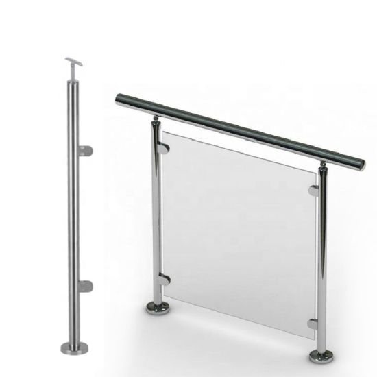 Stainless Steel Balcony Banister Vertical Rod Railing Exterior for Stair