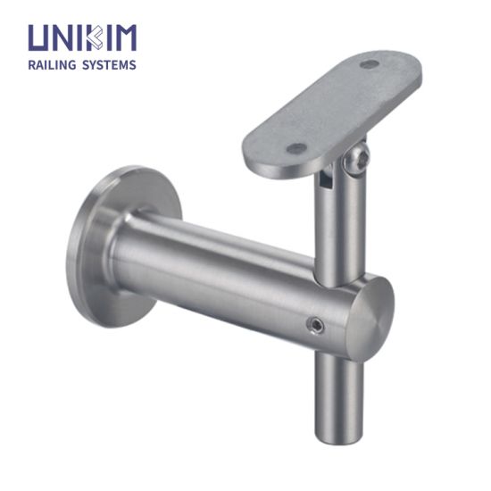 Leisure Facilities Strong Stainless Steel Custom Square Adjustable Vertical Handrail Bracket