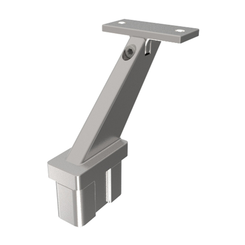 UNIKIM Strong Stainless Steel Adjustable Stainless Vertical Handrail Brackets/ Stainless Steel Balustrade Handrail Bracket