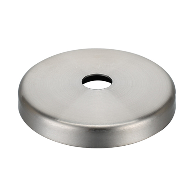 UNIKIM Stainless Steel Handrail Round Pipe Post Base Plate Cover For Staircase Model1328