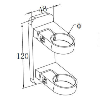 Heavy Duty Handrail Bracekts 