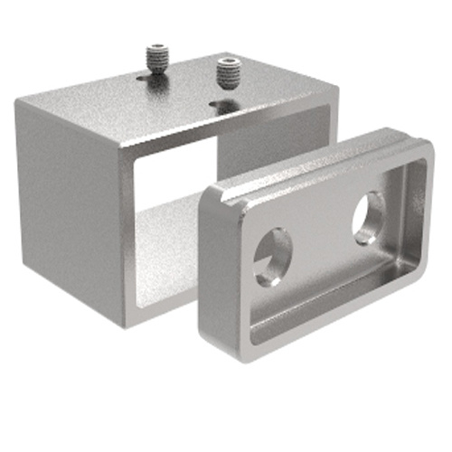 Stainless Steel Inox Rectangular Handrail Flush Fittings for Railing System