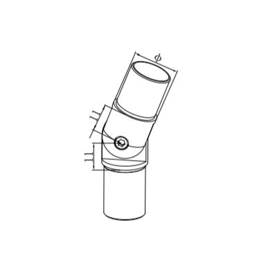 UNIKIM Baluster Stainless Steel Stair Bar Holder Railing Glass Handrail 