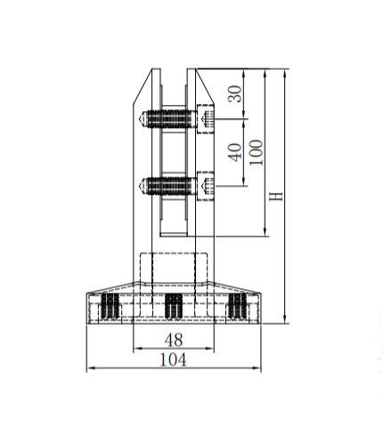China Factory Stainless Steel Glass Pool Fencing Spigot for Swimming Pool
