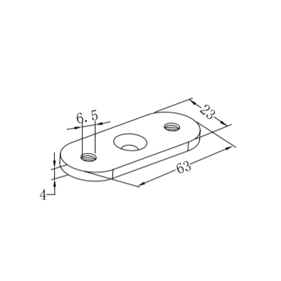 UNIKIM Stainless Steel Glass Connector Railing Fittings Glass Bracket