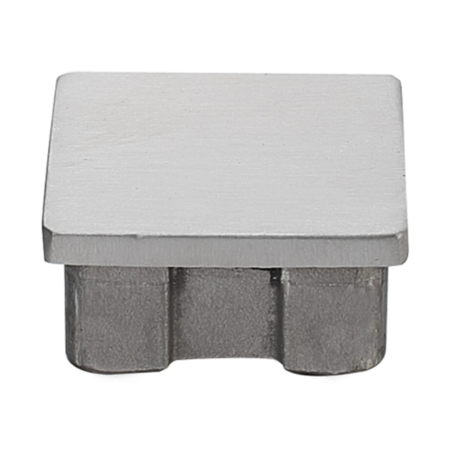 UNIKIM Hot Sale Square End Cap Flange Balustrade Square Handrail Stainless Steel End Cap