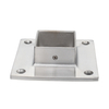 UNIKIM Stainless Steel Handrail Fitting Railing Pipe Square Flange Cover Plate