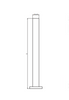UNIKIM Stainless Steel Modern Metal Pole Square Degree Railing Balustrade Post