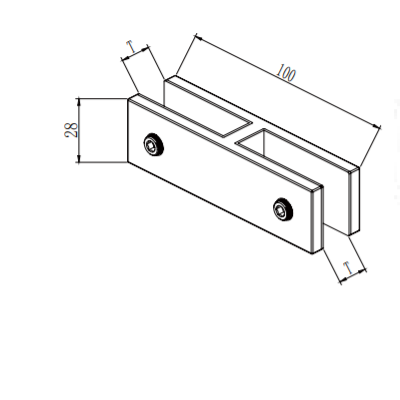 UNIKIM Hot Sales Inox Glass Balustrade Balcony Railing Adjustable Glass Clamp