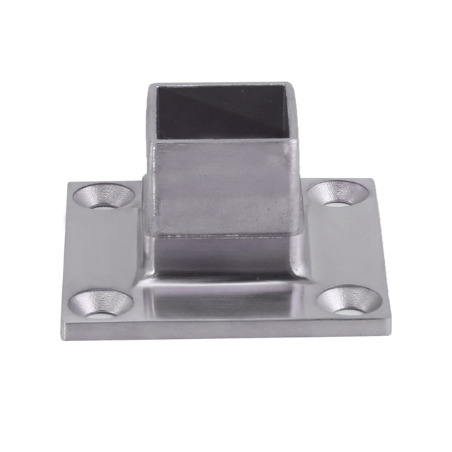 UNIKIM Flange Post Handrail Decoration Stainless Steel Railing Base Balustrade Cover Plate