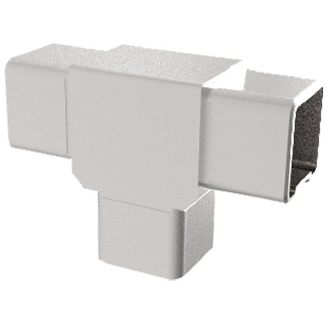UNIKIM Inox 3 Way Square Stainless Steel Handrail Pipe Tube Joint Connectors For Handrail