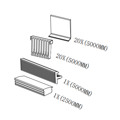 Outside Tempered Laminated Railing Balcony Frameless Glass Balustrade