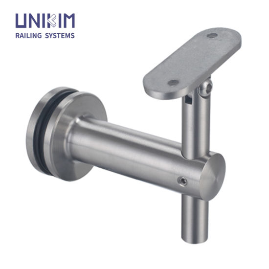 Handrail Support Brackets Glass to Wall Round Pipe Tube Fixing Welding Brackets