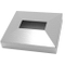 OEM / ODM Factory Square Stainless Steel Flange Cover for Railing System (50X25mm)
