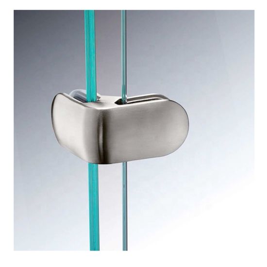 Stainless Steel 90 Degree Angles Glass Connectors Clamp Handrail Post