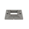 Custom Heavy Duty Fence Post Base Square Handrail Floor Flange