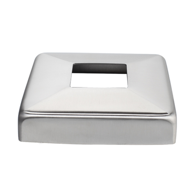 UNIKIM Hot Sale Cover Flange Balustrade Square Handrail Stainless Steel Base Cover