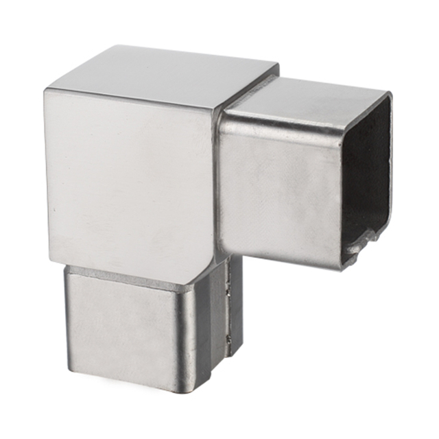 UNIKIM Premium Quality Stainless Steel 2 Way Square T Tube Corner Connectors For Railing