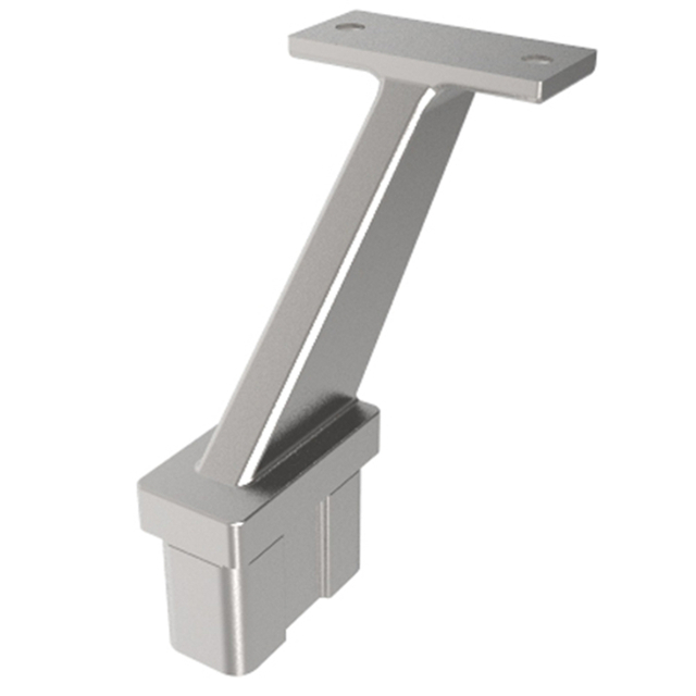 UNIKIM Support Square Stainless Steel Handrail Accessories for Stair Handrail Bracket
