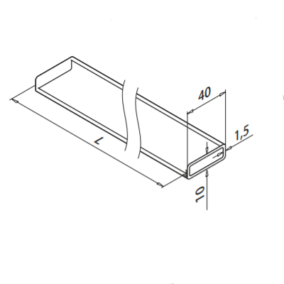 UNIKIM China Factory High Quality Square SS316/304 Handrail Hand Railing Tube