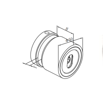Fixed Balustrade Glass Standoff Adjustable Stainless Steel Glass Balustrade System Standoffs