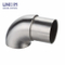 Unikim Stainless Steel Pipe Handrail Fittings Welded Bevel End Elbow Joint