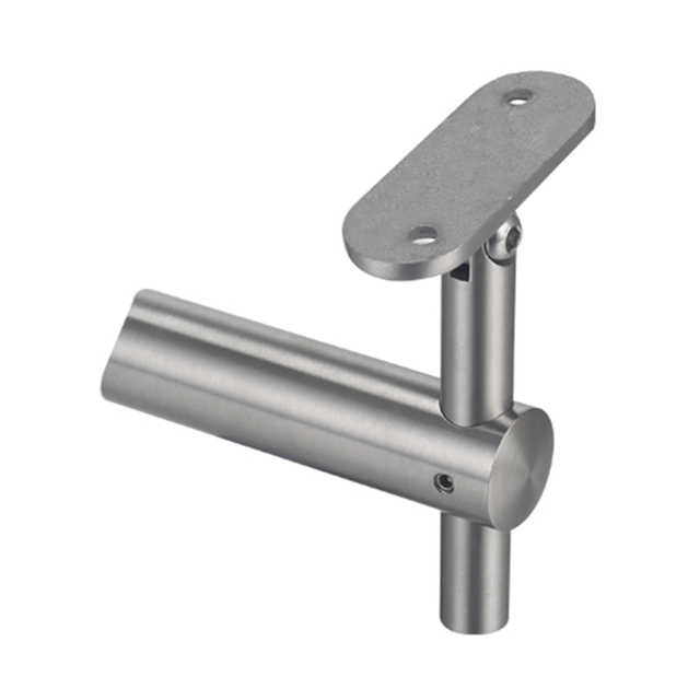 UNIKIM 304 316 Stainless Steel Glass Mounted Balcony Adjustable Hand Rail Fitting Bracket
