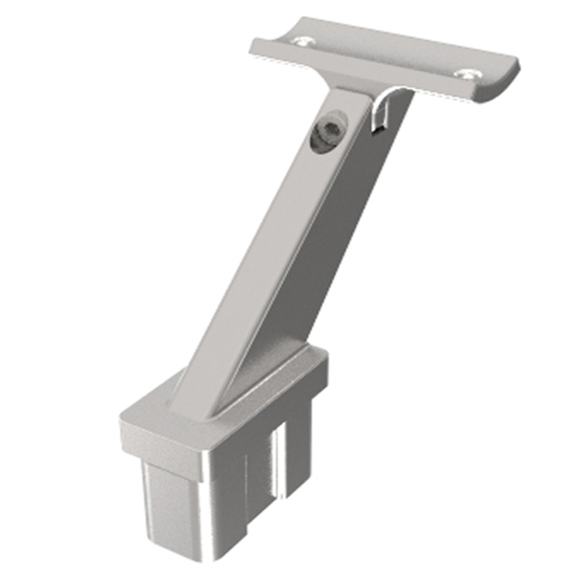 UNIKIM Stainless Steel Metal Indoor Square Modern Handrail Mounting Bracket